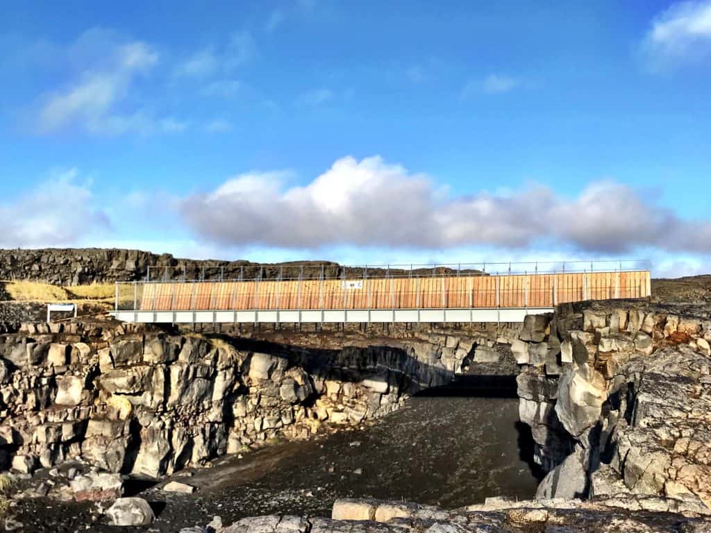 Bridge Between Continents Iceland