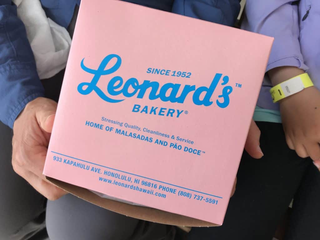 Leonard's Malasadas Pink Box