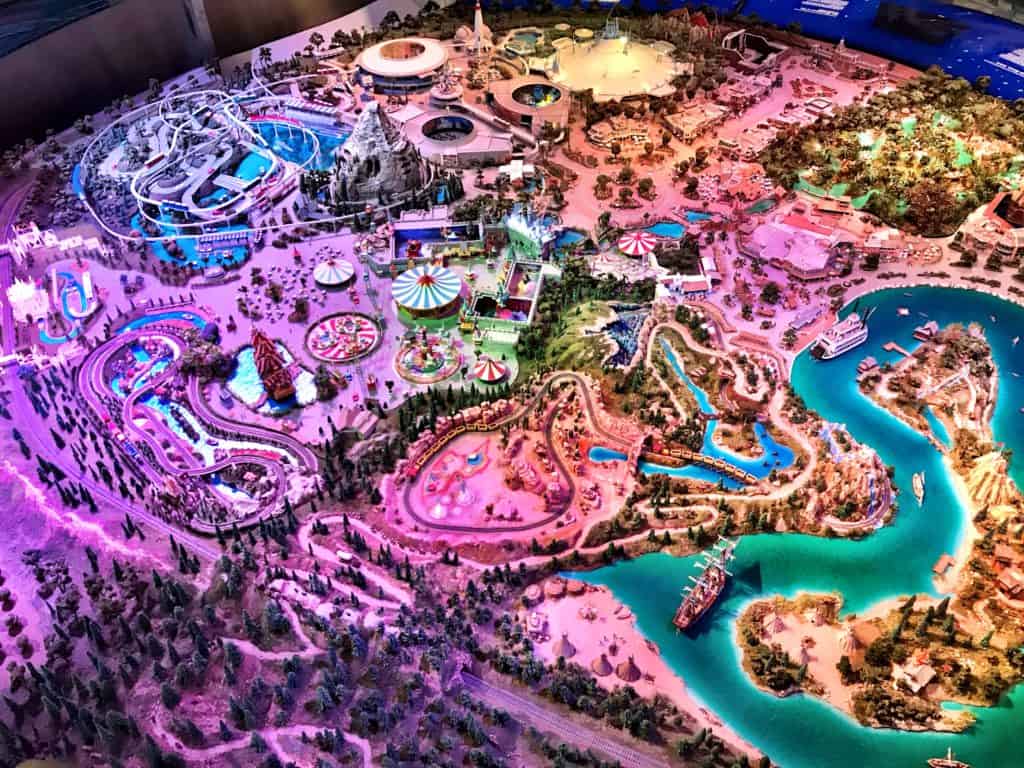 Model of Disneyland