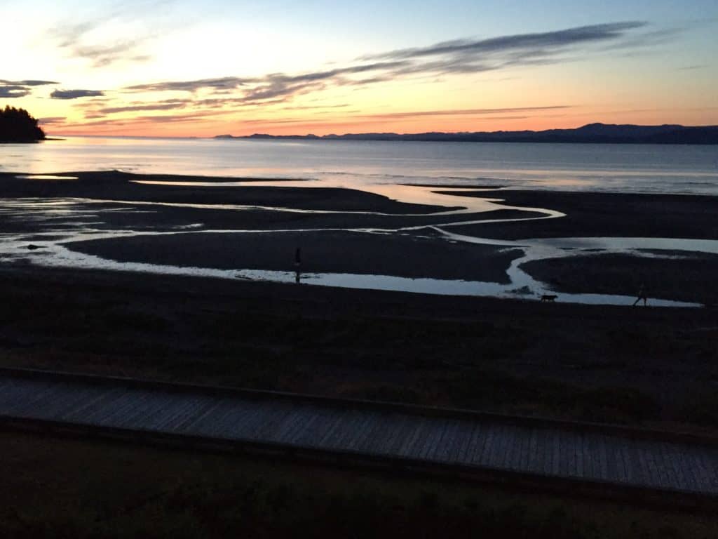 Parksville Beach at Sunset