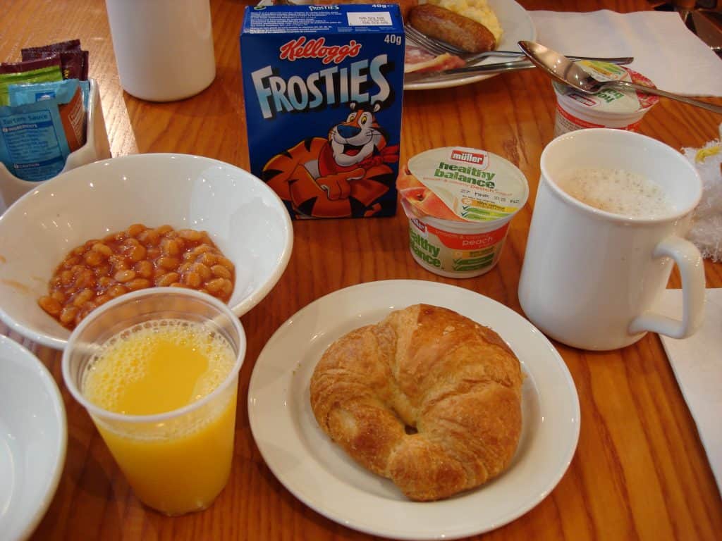 English Breakfast with Baked Beans