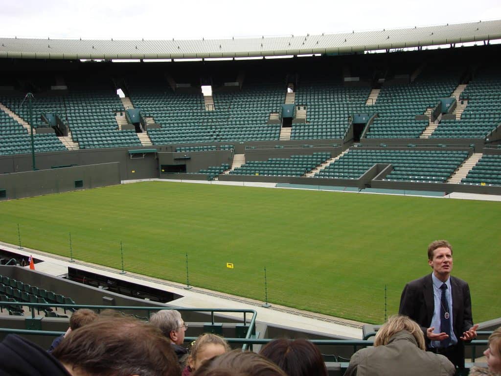 Tennis Court at The All England Lawn Tennis Club