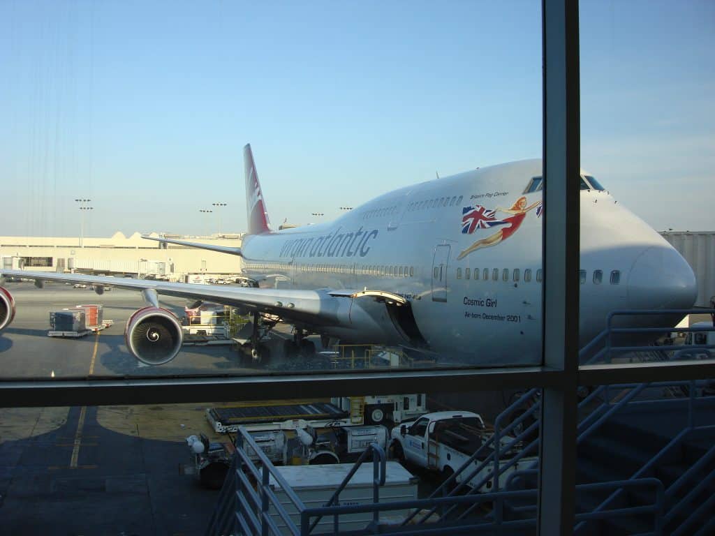 Virgin Atlantic 747 at LAX