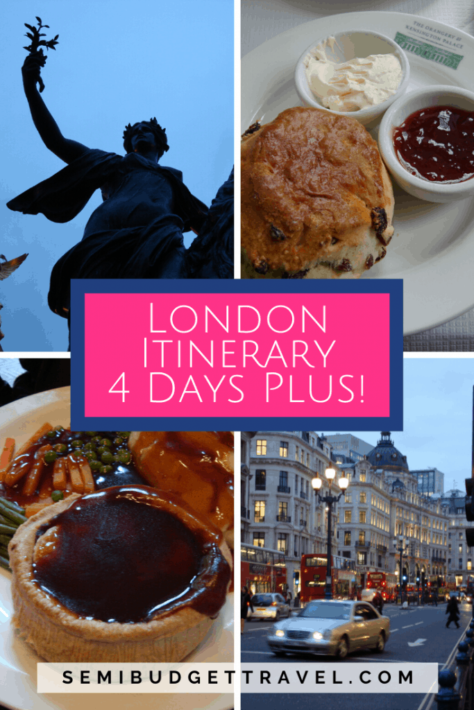 London Itinerary 4 Days