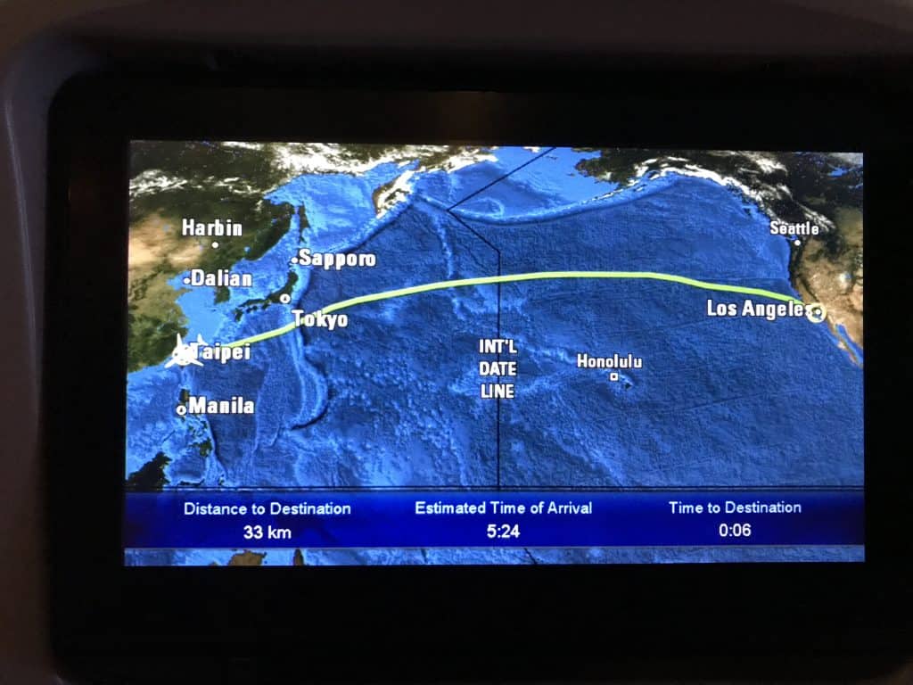EVA Air Route Map