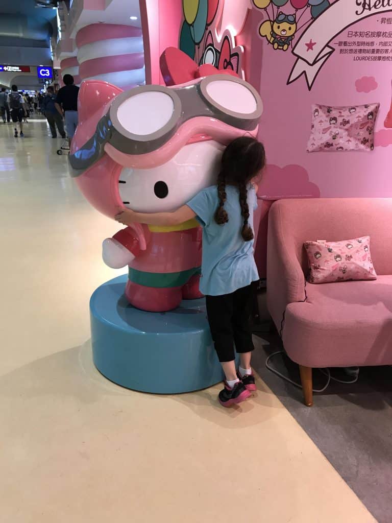 Hello Kitty Gate at Taipei Airport