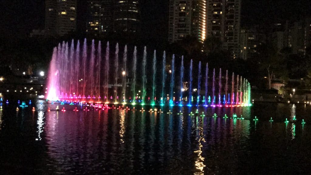 KLCC Park Water and Light Show