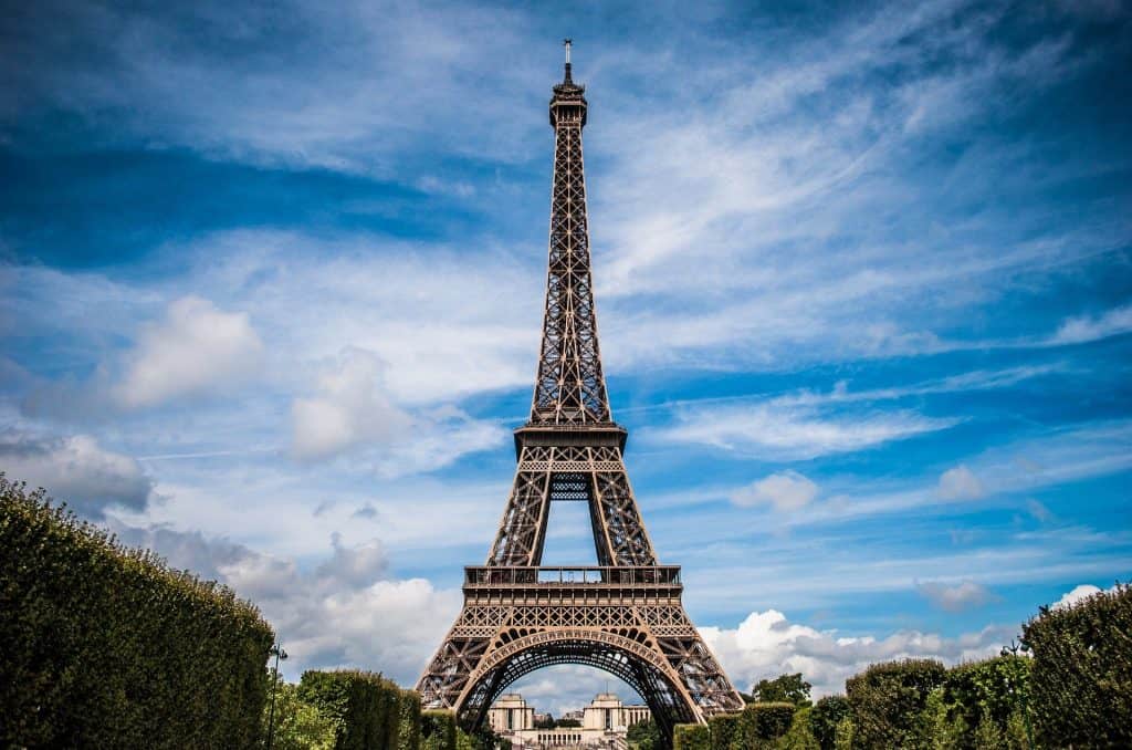 Eiffel Tower in Paris France