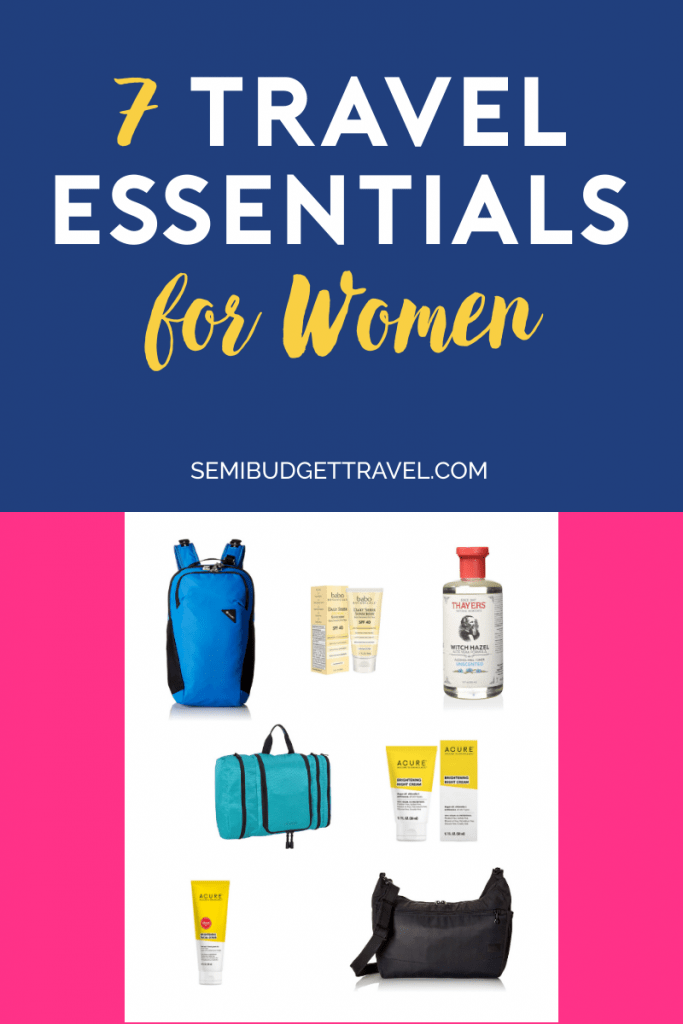 7 Travel Essentials for Women - Semi-Budget Travel®