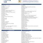 Sample Page - Ultimate Packing List - SBT Light