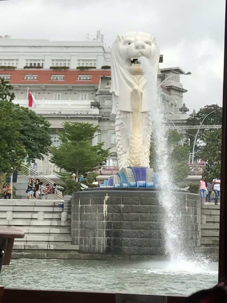 The Merlion in Singapore