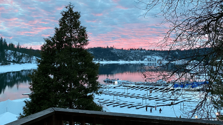 Bass Lake in Winter