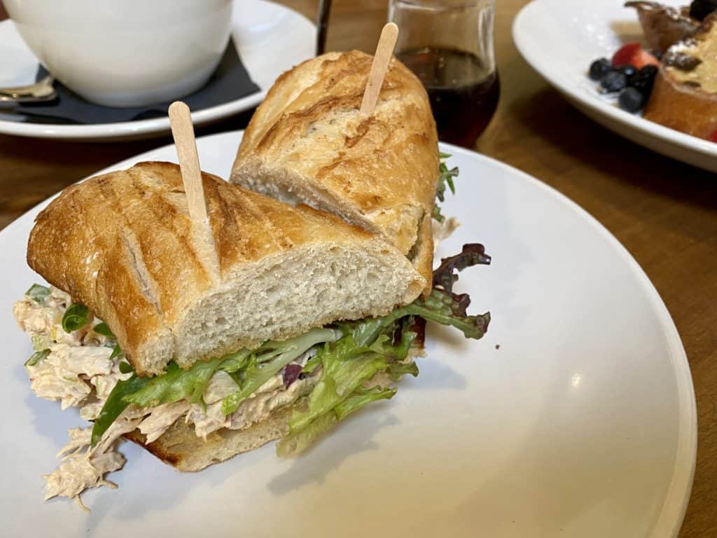 Chicken Chipotle Salad Sandwich at Cafe Carmel in Carmel CA