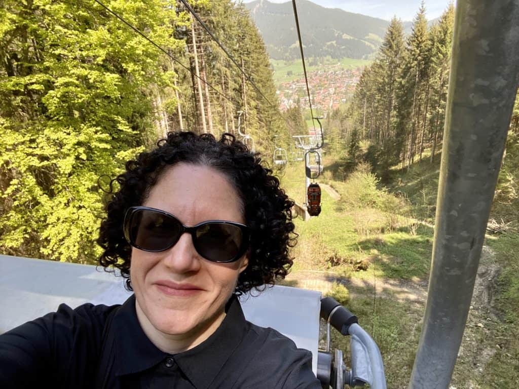 Chairlift to Oberammergau Alpine Coaster