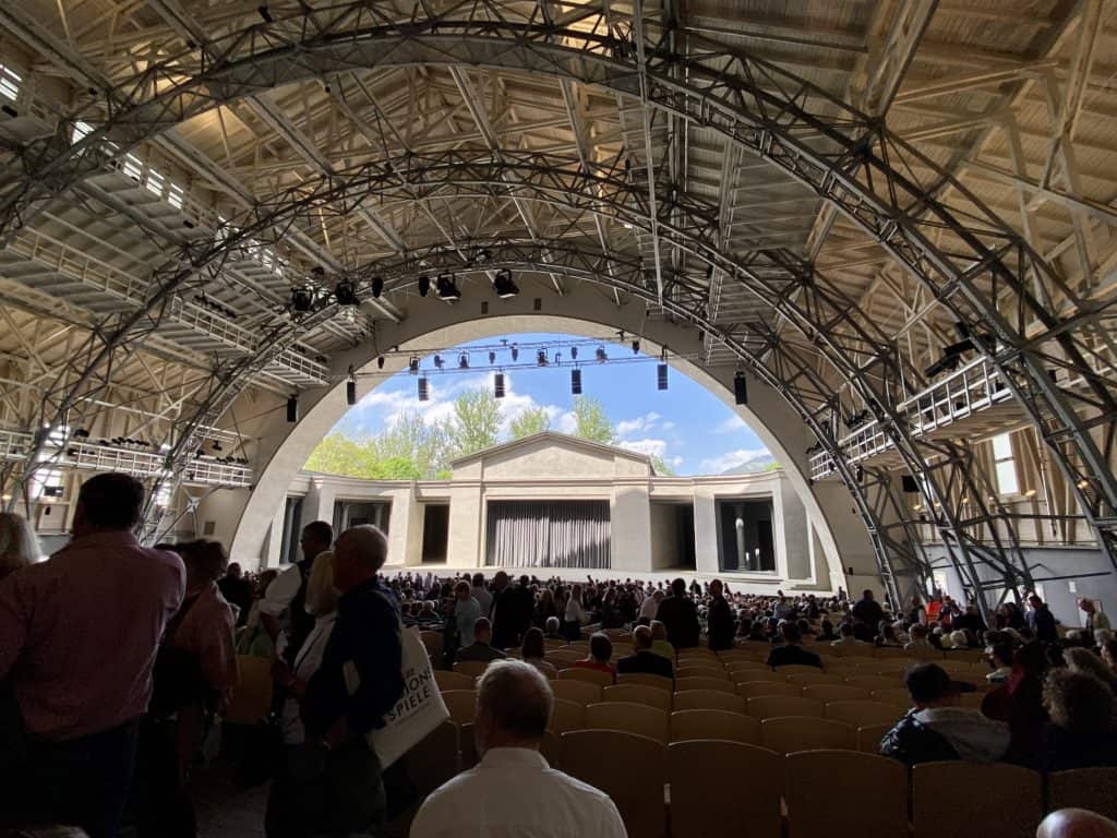 Open-Air Stage in Passion Play Theater Oberammergau Germany