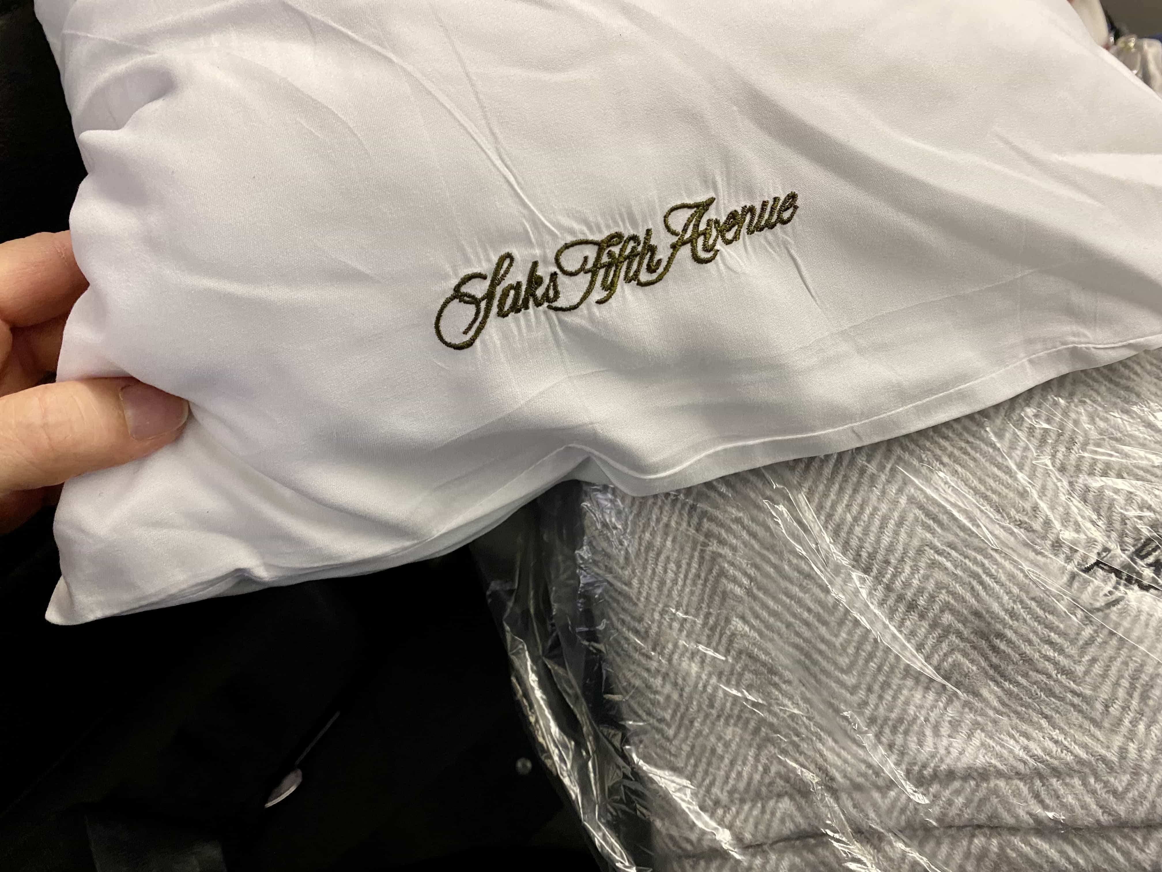 Saks Fifth Avenue Pillow and Blanket