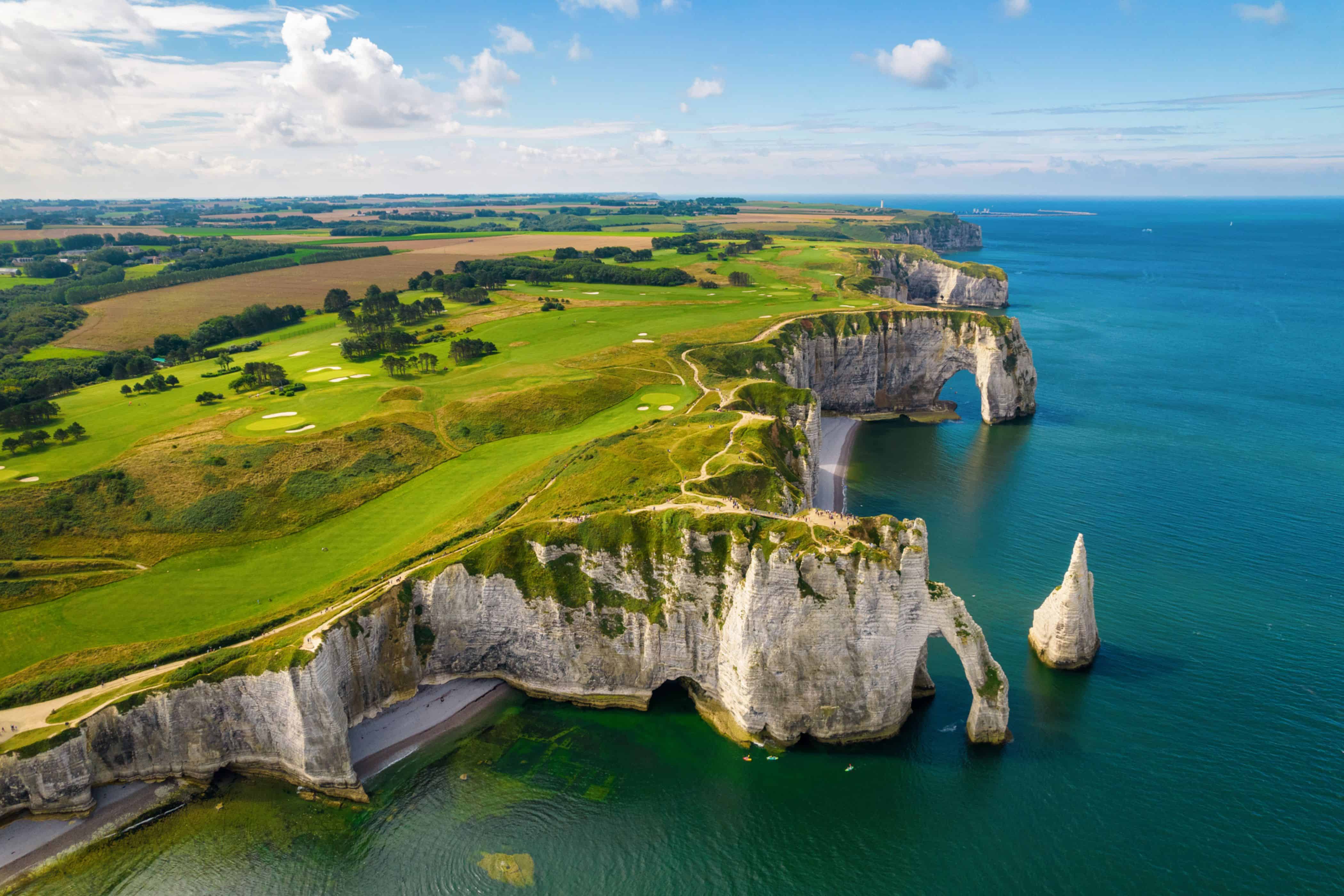 Etretat Cliffs Normandy France - Magnificent Arches!