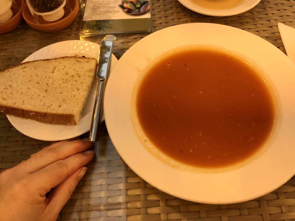 Tomato Soup and Bread
