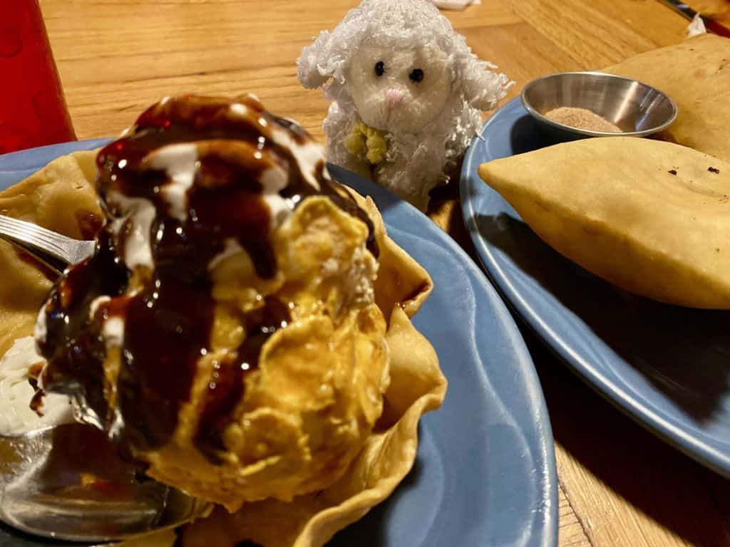 Fried Ice Cream at Tequila's in Cortez, CO