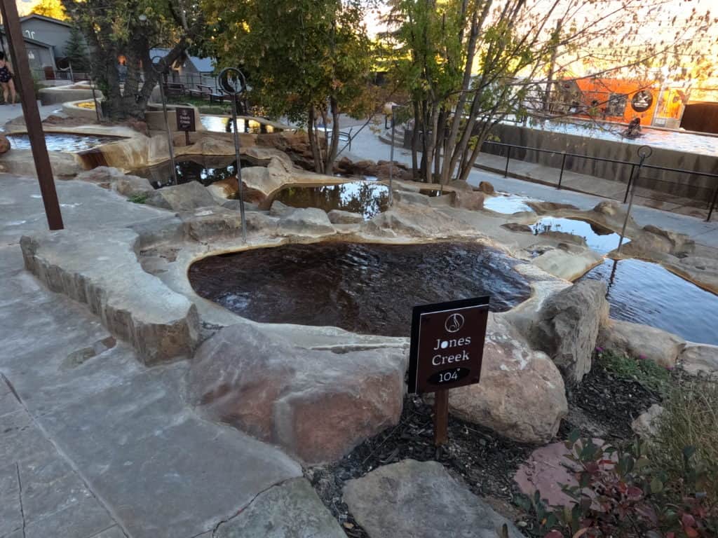 Jones Creek and Dutch Creek Soaking Pools