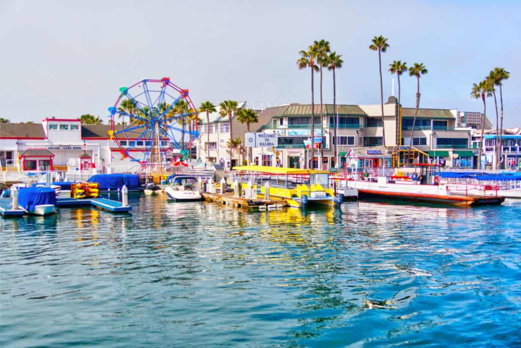 Balboa Pier in Newport Beach, CA